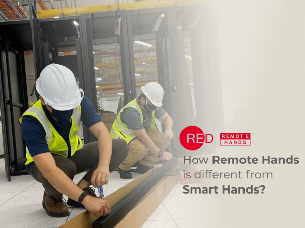 Part-2 Remote Hands vs Smart Hands Two men working in data center