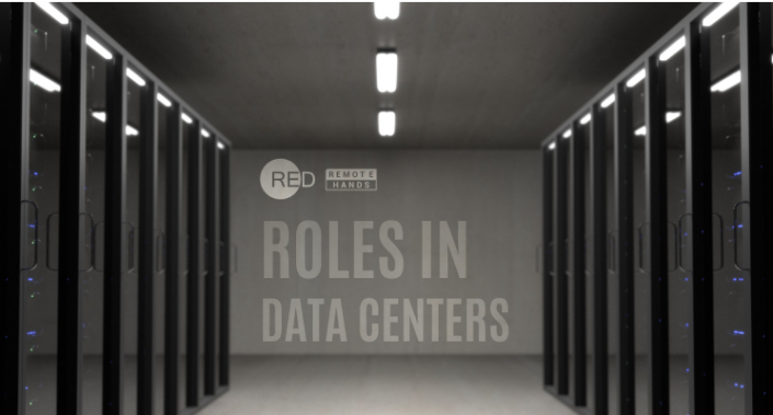 Roles in Data Center Data Center Racks with Roles in Data Center embeded on it.