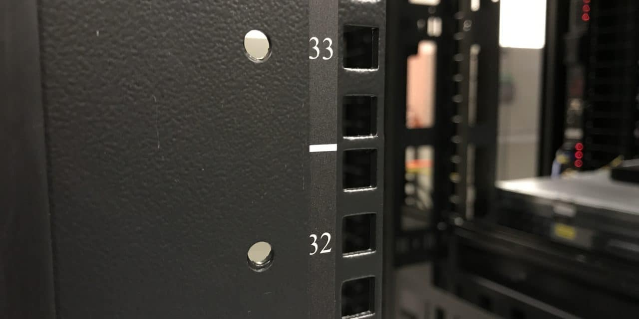 32 U & 33 U Rack Unit shown in a server rack.
